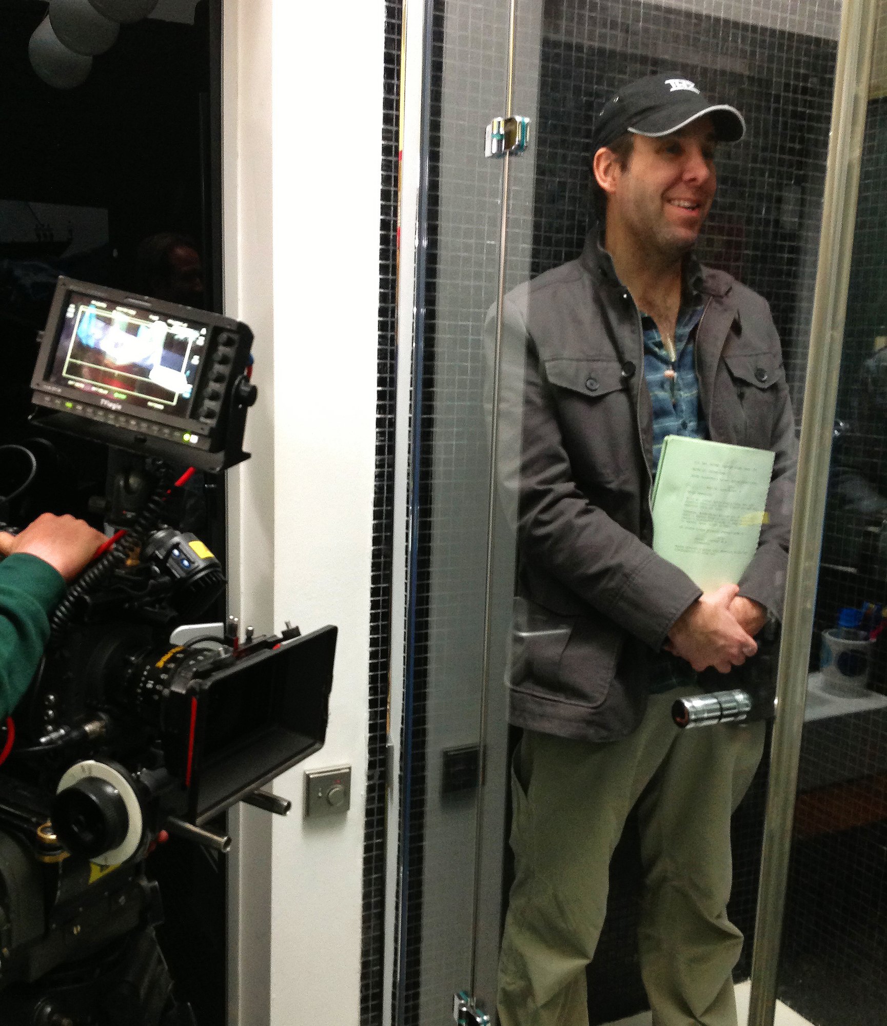 David Dodson during production