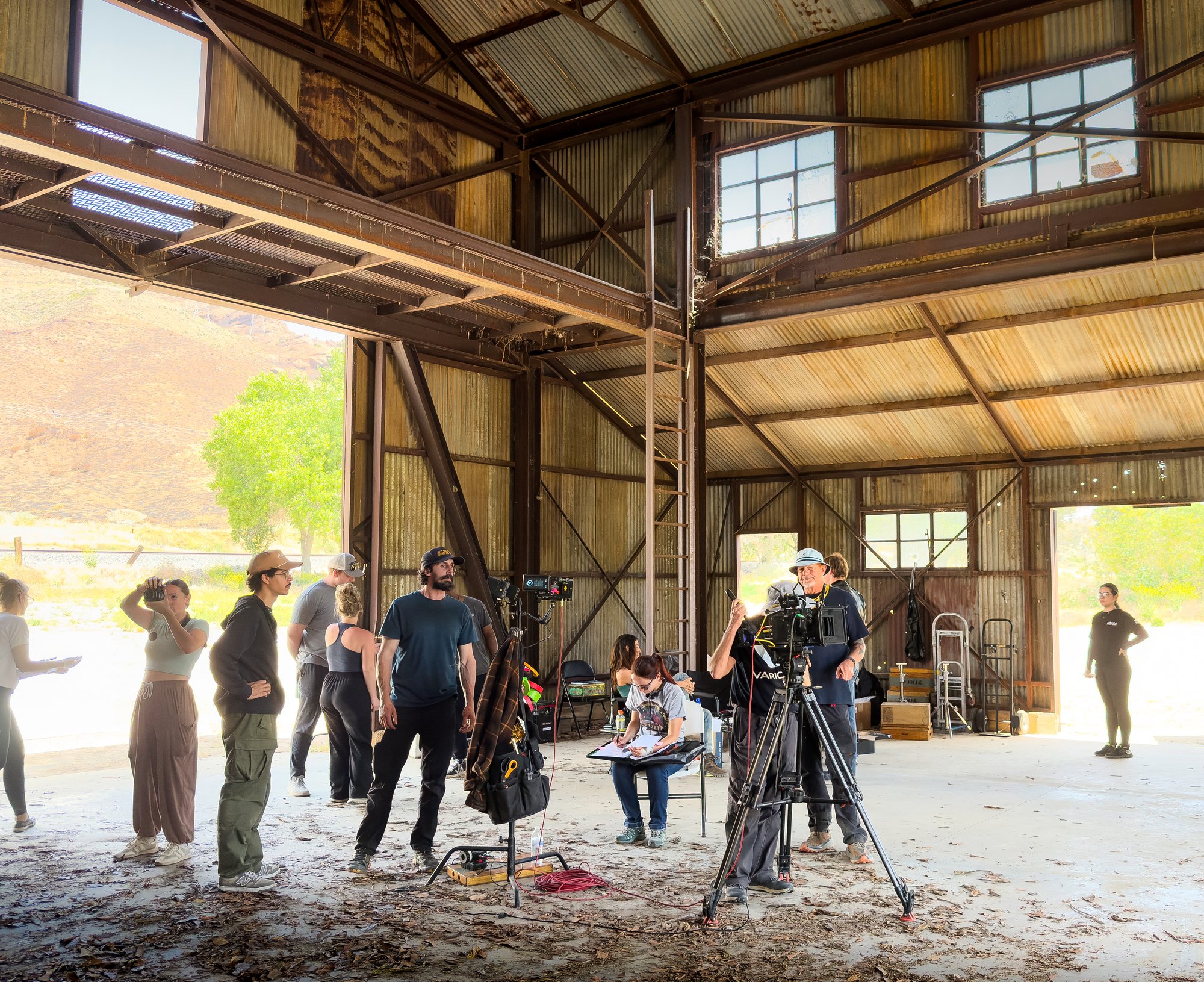 Behind the scenes